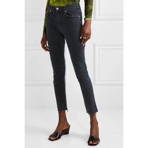 Agolde Toni Mid Rise Straight Leg Jeans In Feral